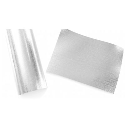 quality กระดาษแผ่นทองเหลืองโลหะลอกระยะว่าง ทนต่อน้ําสูง 55GSM กระดาษกลมโลหะม้วน factory
